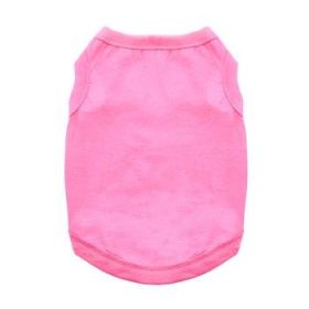 Cotton Dog Tank - Carnation Pink (DoggieDesign Size: X-Small)