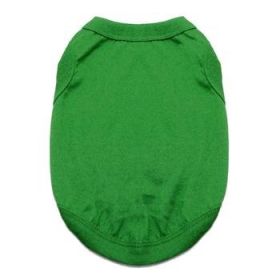Cotton Dog Tank - Emerald Green (DoggieDesign Size: X-Small)