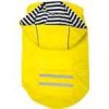Slicker Raincoat with Striped Lining - Yellow