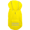 Slicker Raincoat with Striped Lining - Yellow
